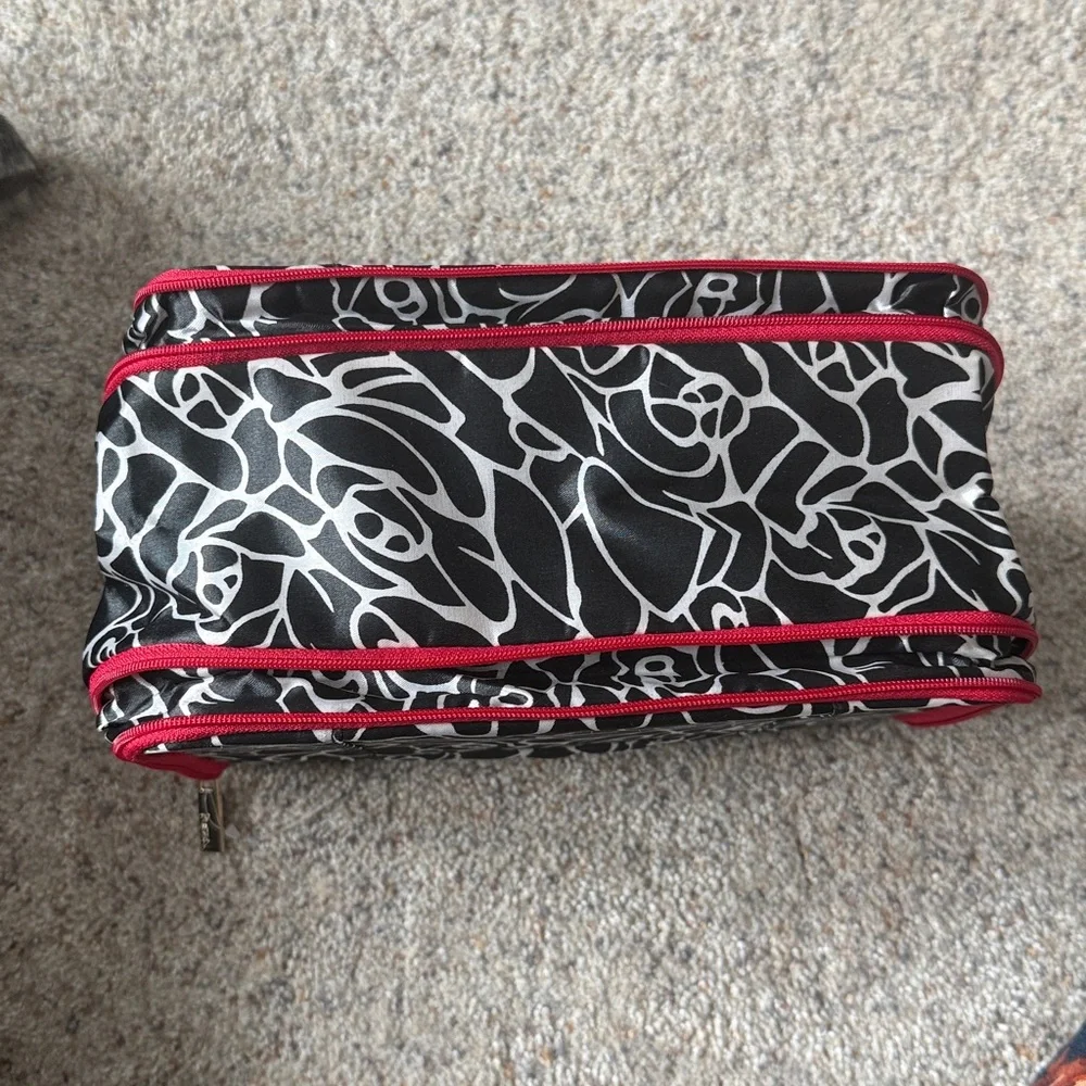 Stylish Black and Red Women's Bag insert